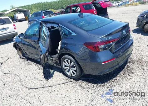 2025 Honda Civic Lx from USA, damaged, VIN 2HGFE2F20SH567390